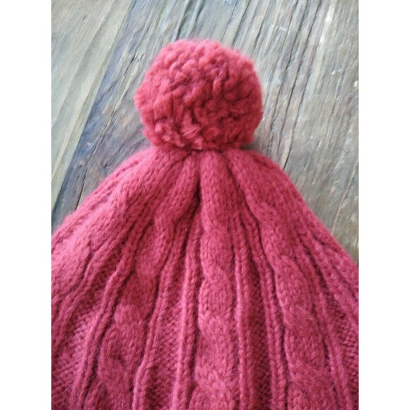 POM POM HAT Knit Beanie Women Winter Baby Alpaca Hat Fur Ski Snow beanie - Picture 2 of 4